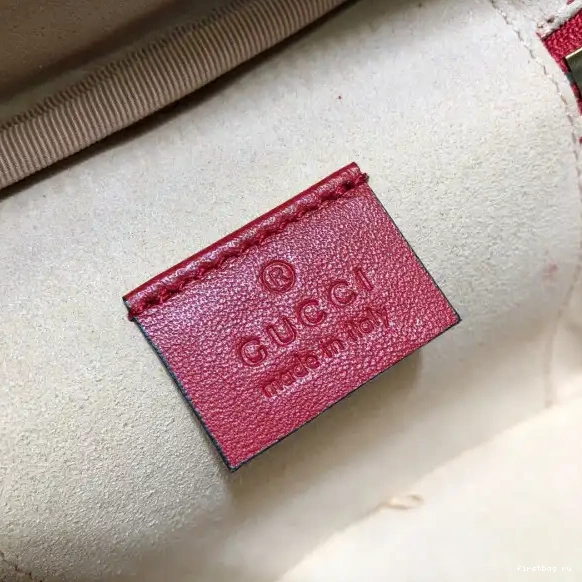 First bag ru GUCCI Marmont GG mini backpack 0602